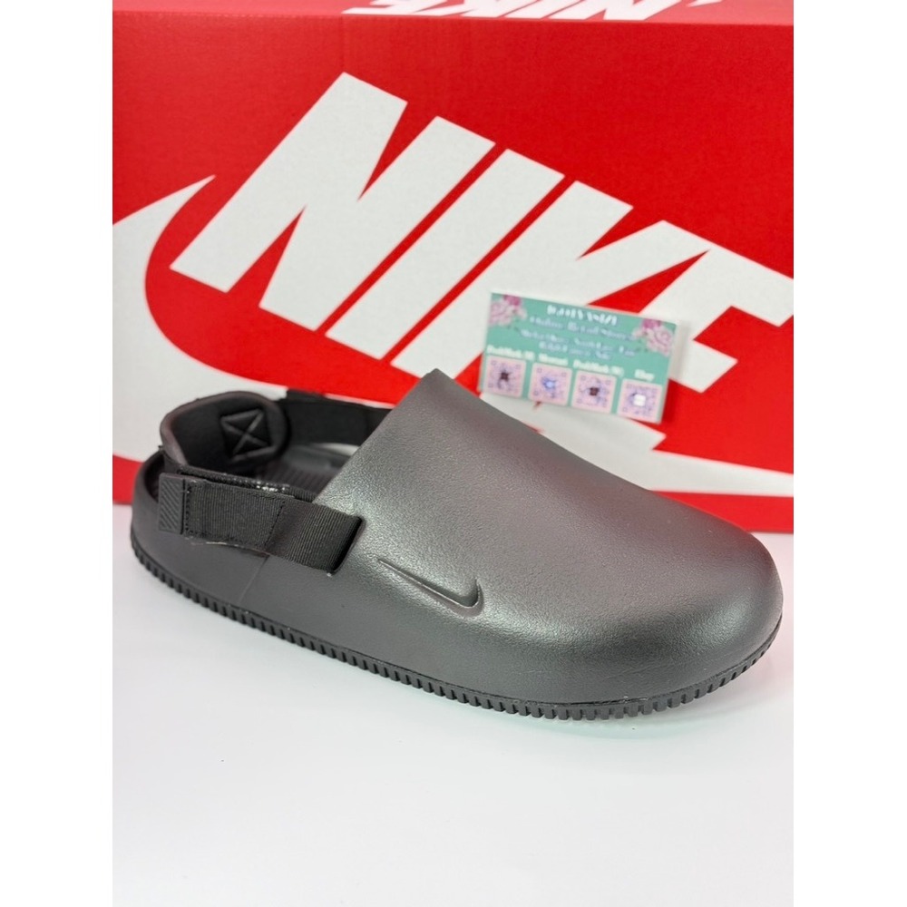 Nike Calm Mule Black Anthracite FB2185-001 Mens Size 12 Slip On Sandals